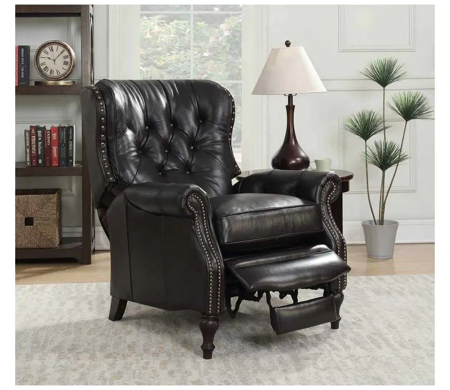 BarcaLounger 7-4733-5709-44 Kendall Low Leg Recliner Prestin Yale Blue BarcaLounger 7-4733-5709-44 Kendall Low Leg Recliner Prestin Yale Blue