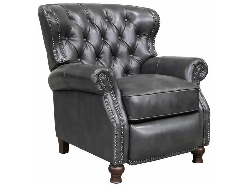 BarcaLounger 7-4148-5494-92  Presidential Low Leg Recliner Wrenn Gray