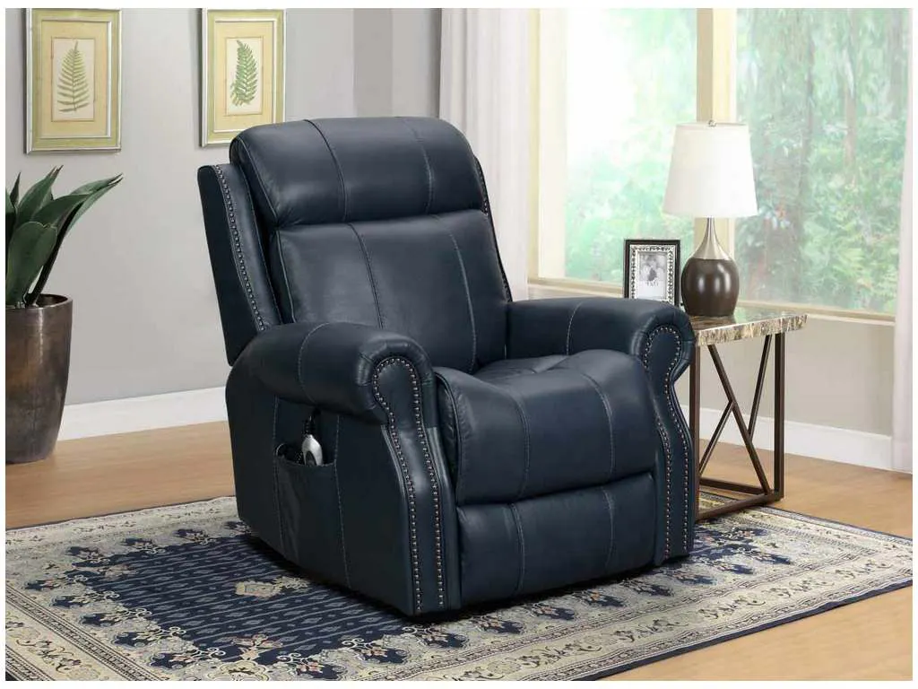 BarcaLounger 23PHL-3632-3708-47 Langston Lux Lift Power Recliner Venzia Blue BarcaLounger 23PHL-3632-3708-47 Langston Lux Lift Power Recliner Venzia Blue