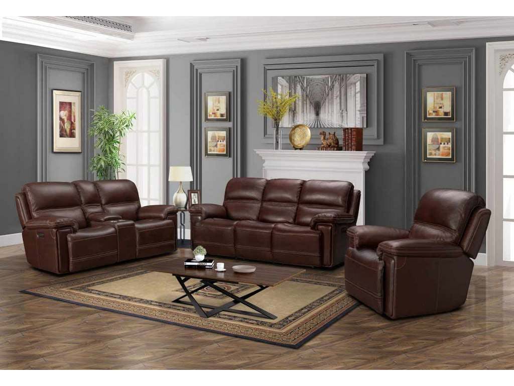 BarcaLounger 29PH-3664-3721-85  Sedrick Power Recline Loveseat Spence Caramel