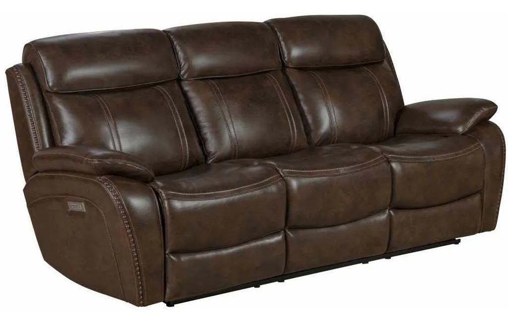 BarcaLounger 39PH-3703-3713-86 Sandover Power Recline Sofa Tri Tone Chocolate BarcaLounger 39PH-3703-3713-86 Sandover Power Recline Sofa Tri Tone Chocolate