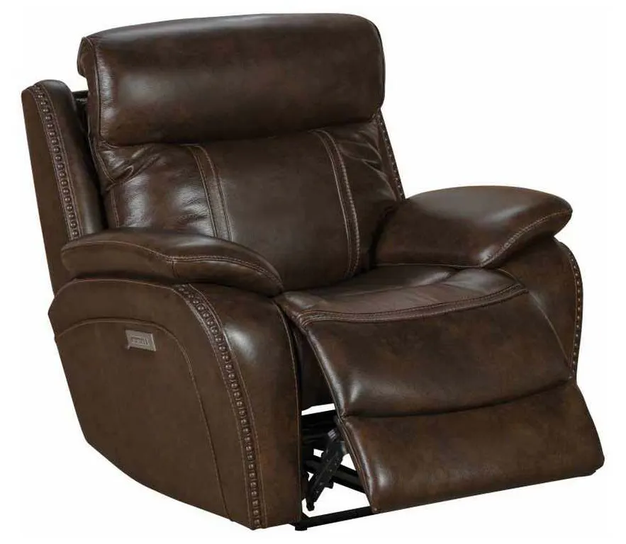 BarcaLounger 9PH-3703-3713-86 Sandover Power Recline Recliner Tri Tone Chocolate BarcaLounger 9PH-3703-3713-86 Sandover Power Recline Recliner Tri Tone Chocolate