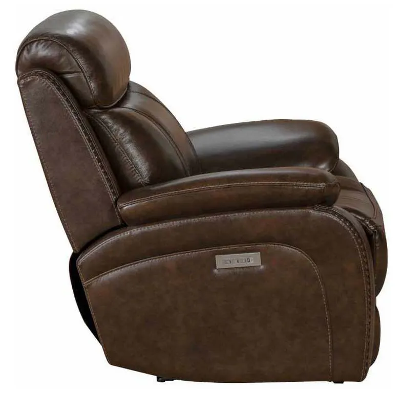 BarcaLounger 9PH-3703-3713-86 Sandover Power Recline Recliner Tri Tone Chocolate BarcaLounger 9PH-3703-3713-86 Sandover Power Recline Recliner Tri Tone Chocolate