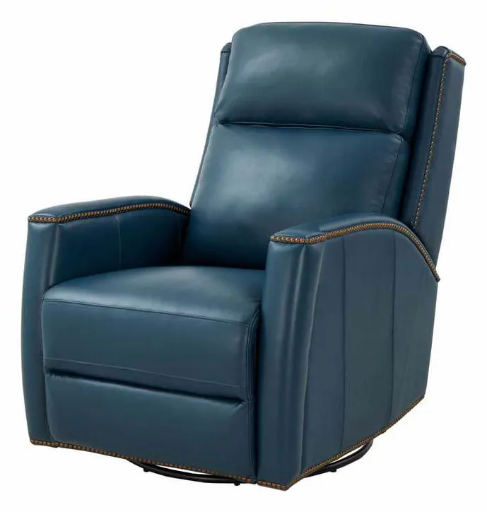 BarcaLounger 8-1121-5709-44 Brandt Swivel Glider Recliner Prestin Yale Blue BarcaLounger 8-1121-5709-44 Brandt Swivel Glider Recliner Prestin Yale Blue