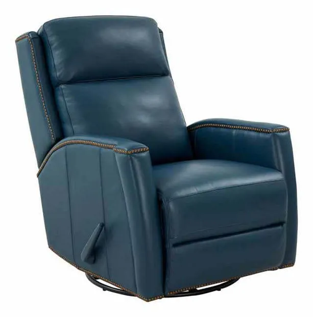 BarcaLounger 8-1121-5709-44 Brandt Swivel Glider Recliner Prestin Yale Blue BarcaLounger 8-1121-5709-44 Brandt Swivel Glider Recliner Prestin Yale Blue