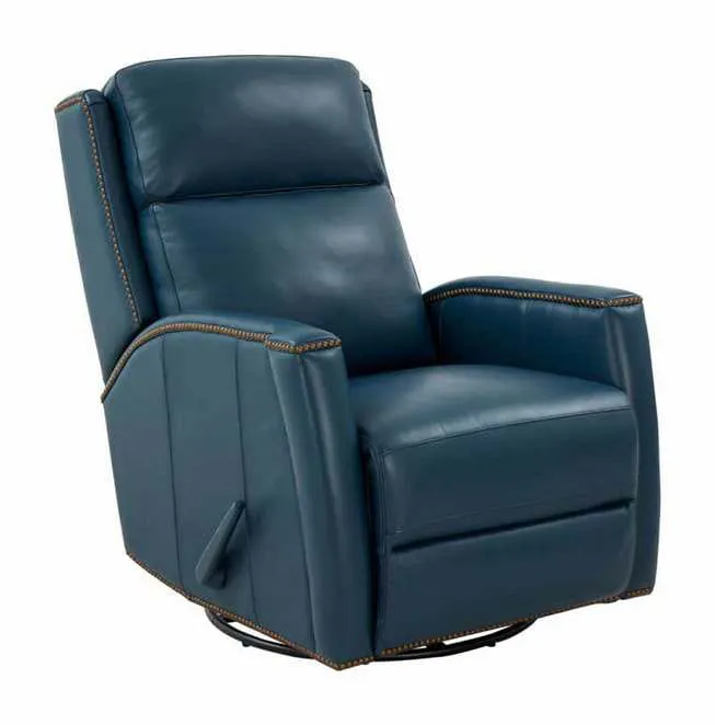 BarcaLounger 8-1121-5709-44 Brandt Swivel Glider Recliner Prestin Yale Blue BarcaLounger 8-1121-5709-44 Brandt Swivel Glider Recliner Prestin Yale Blue