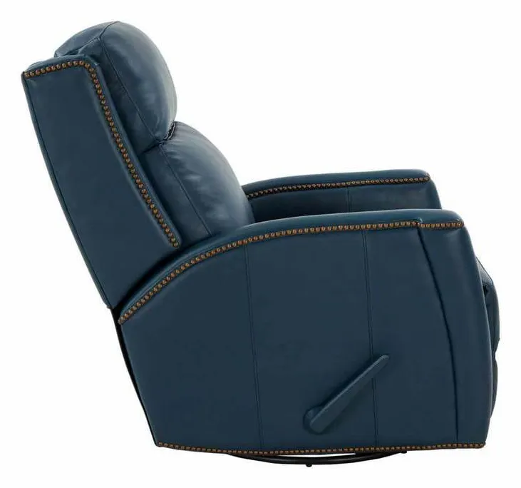 BarcaLounger 8-1121-5709-44 Brandt Swivel Glider Recliner Prestin Yale Blue BarcaLounger 8-1121-5709-44 Brandt Swivel Glider Recliner Prestin Yale Blue