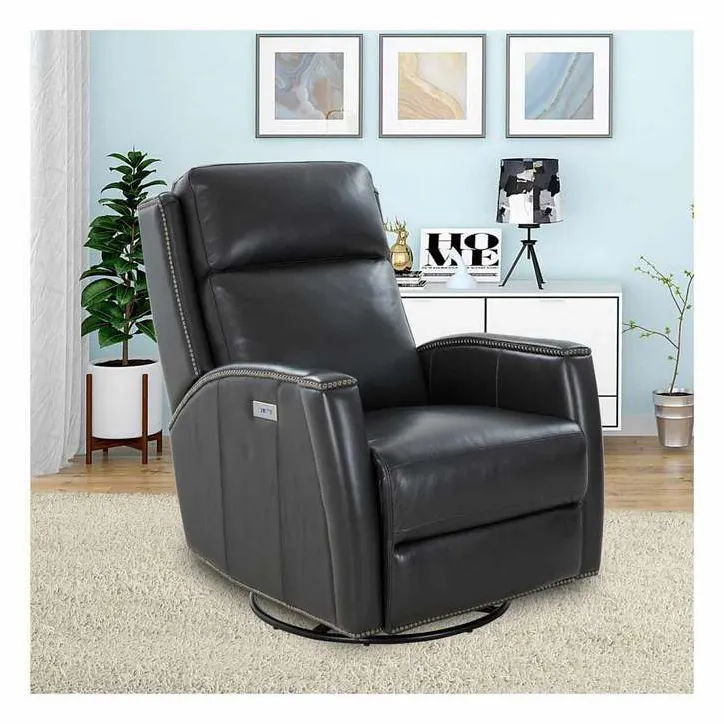 BarcaLounger 8PH-1121-5700-95 Brandt Power Glider Shoreham Gray BarcaLounger 8PH-1121-5700-95 Brandt Power Glider Shoreham Gray