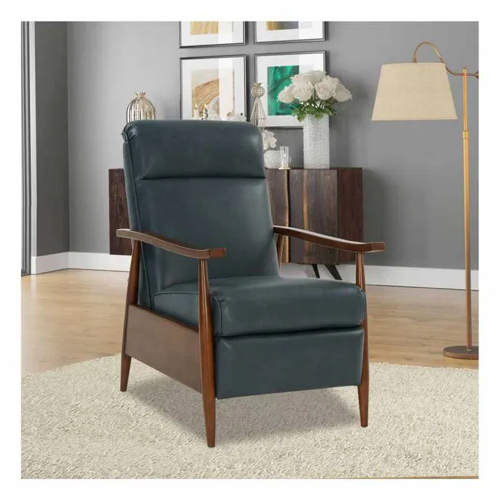 BarcaLounger 7-1158-5713-44 Hampton Low Leg Recliner Roma Bluegray BarcaLounger 7-1158-5713-44 Hampton Low Leg Recliner Roma Bluegray