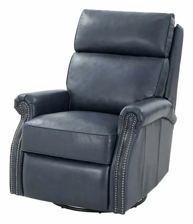 BarcaLounger 8-4001-5708-45 Crews Swivel Glider Recliner Barone Navy Blue BarcaLounger 8-4001-5708-45 Crews Swivel Glider Recliner Barone Navy Blue