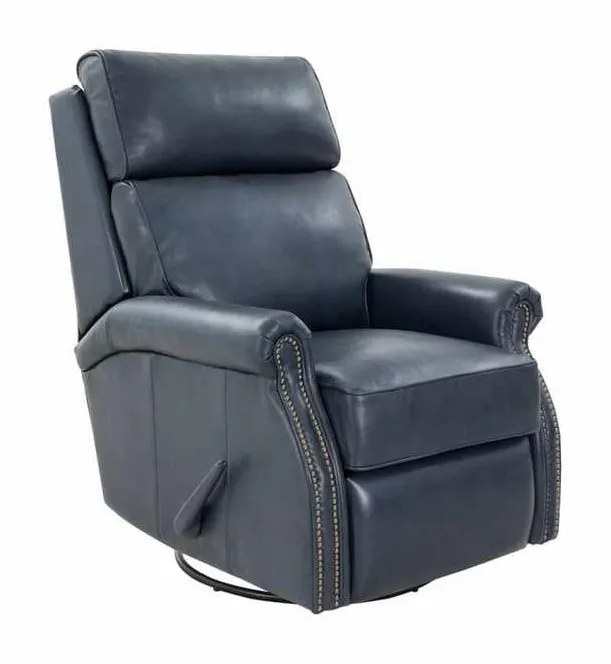 BarcaLounger 8-4001-5708-45 Crews Swivel Glider Recliner Barone Navy Blue BarcaLounger 8-4001-5708-45 Crews Swivel Glider Recliner Barone Navy Blue