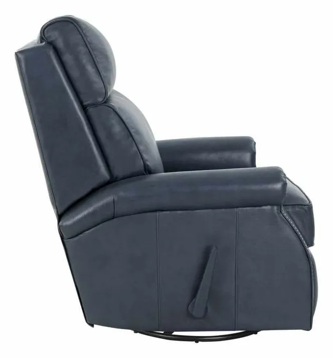 BarcaLounger 8-4001-5708-45 Crews Swivel Glider Recliner Barone Navy Blue BarcaLounger 8-4001-5708-45 Crews Swivel Glider Recliner Barone Navy Blue