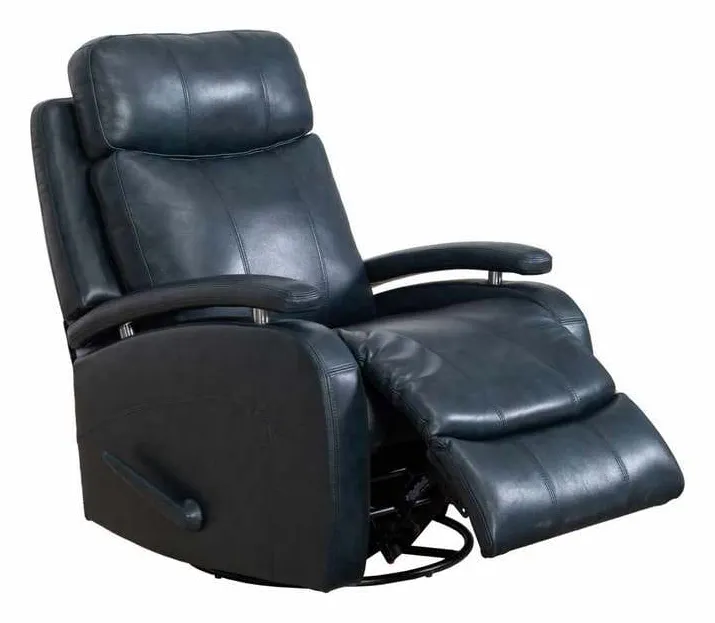 BarcaLounger 8-3610-3706-45 Duffy Swivel Glider Recliner Ryegate Sapphire Blue BarcaLounger 8-3610-3706-45 Duffy Swivel Glider Recliner Ryegate Sapphire Blue