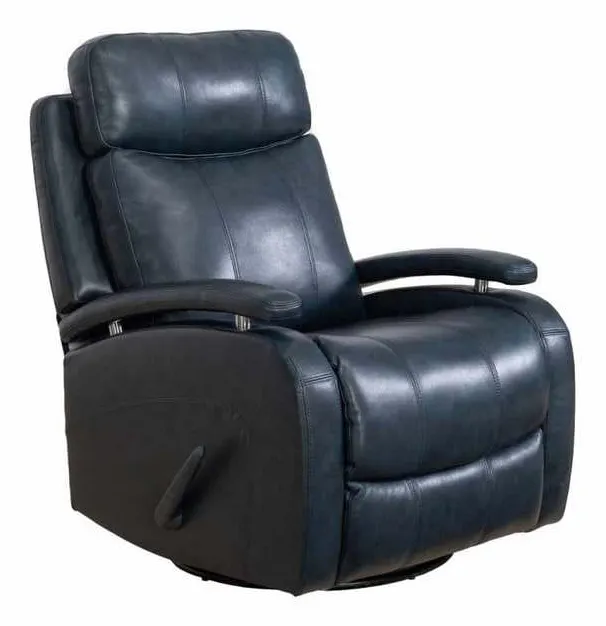 BarcaLounger 8-3610-3706-45 Duffy Swivel Glider Recliner Ryegate Sapphire Blue BarcaLounger 8-3610-3706-45 Duffy Swivel Glider Recliner Ryegate Sapphire Blue