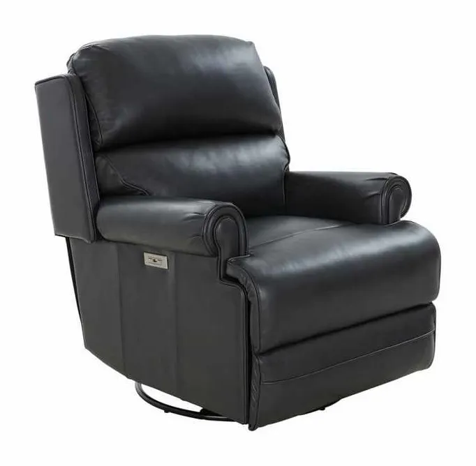 BarcaLounger 8P-1117-5700-95 The Club Power Recline Shoreham Gray BarcaLounger 8P-1117-5700-95 The Club Power Recline Shoreham Gray