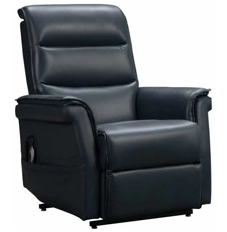 BarcaLounger 23PH-3634-3708-47 Luka Low Leg Recliner Venzia Blue BarcaLounger 23PH-3634-3708-47 Luka Low Leg Recliner Venzia Blue