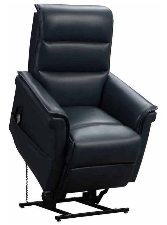 BarcaLounger 23PH-3634-3708-47 Luka Low Leg Recliner Venzia Blue BarcaLounger 23PH-3634-3708-47 Luka Low Leg Recliner Venzia Blue