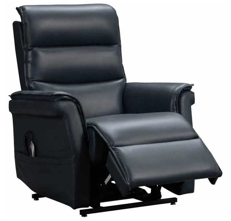 BarcaLounger 23PH-3634-3708-47 Luka Low Leg Recliner Venzia Blue BarcaLounger 23PH-3634-3708-47 Luka Low Leg Recliner Venzia Blue