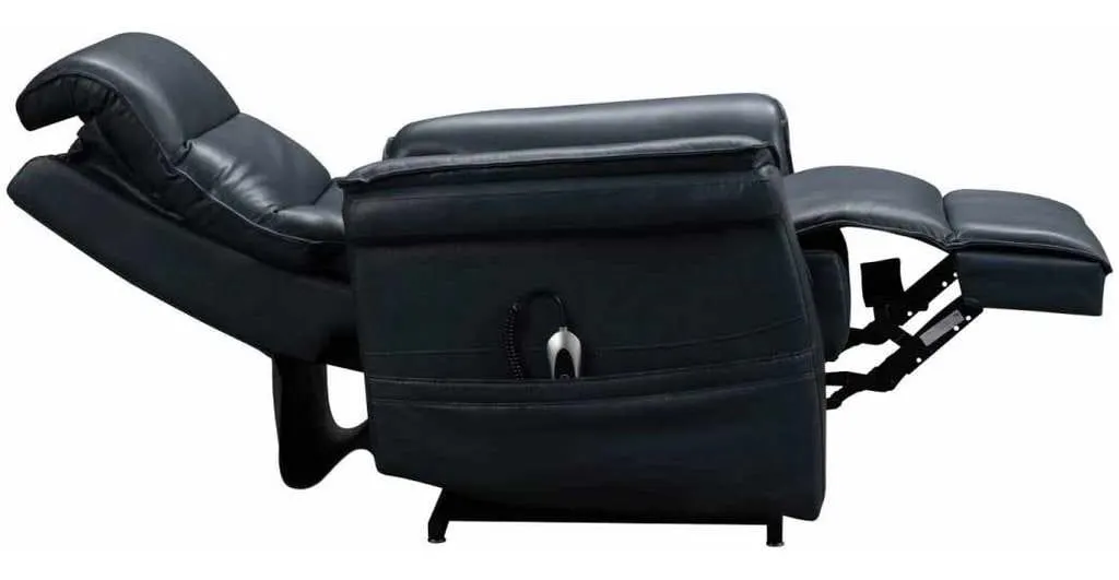 BarcaLounger 23PH-3634-3708-47 Luka Low Leg Recliner Venzia Blue BarcaLounger 23PH-3634-3708-47 Luka Low Leg Recliner Venzia Blue