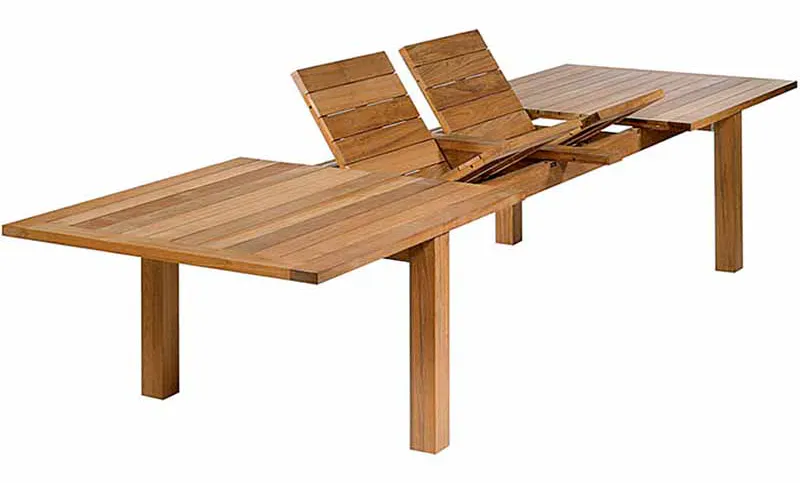 Barlow Tyrie 2APX39 Apex Extending Dining Table 390 Teak Garden Furniture Barlow Tyrie 2APX39 Apex Extending Dining Table 390 Teak Garden Furniture