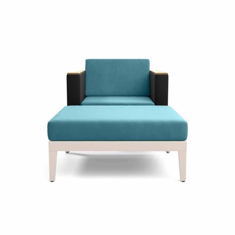 Barlow Tyrie 1AUDMO.01.3941 Aura Deep Seating Modular Ottoman