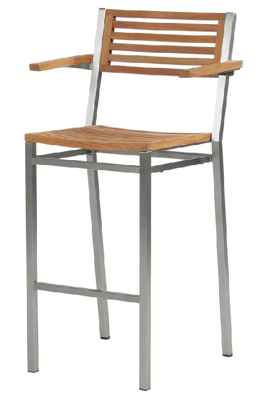 Barlow Tyrie 1EQHC.T Equinox High Dining Bar Stool Barlow Tyrie 1EQHC.T Equinox High Dining Bar Stool