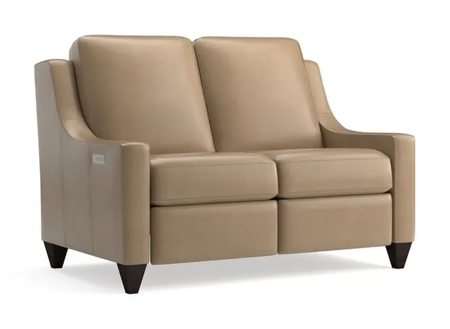 Bassett M000-42ML Reclining Leather Loveseat Bassett M000-42ML Reclining Leather Loveseat