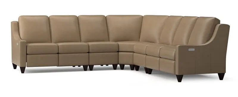 Bassett M000-LSECT5L Reclining Leather L Sectional Bassett M000-LSECT5L Reclining Leather L Sectional