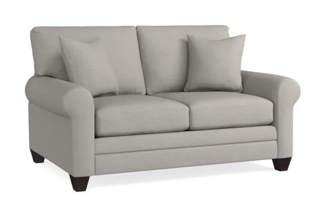 Bassett 3851-42 Carolina Sock Arm Loveseat Bassett 3851-42 Carolina Sock Arm Loveseat