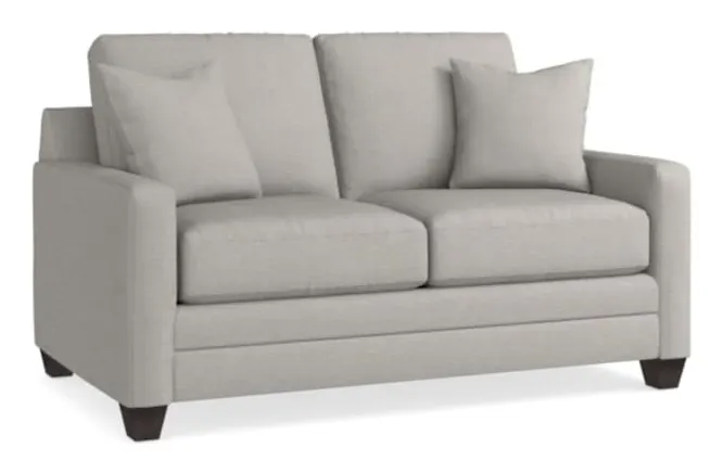 Bassett 3885-42 Carolina Thin Track Arm Loveseat Bassett 3885-42 Carolina Thin Track Arm Loveseat