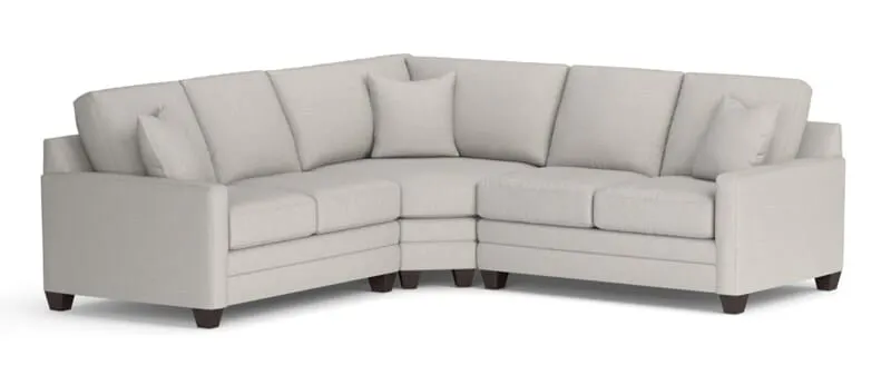 Bassett 3885-LSECT2 Carolina Thin Track Arm L Sectional Bassett 3885-LSECT2 Carolina Thin Track Arm L Sectional