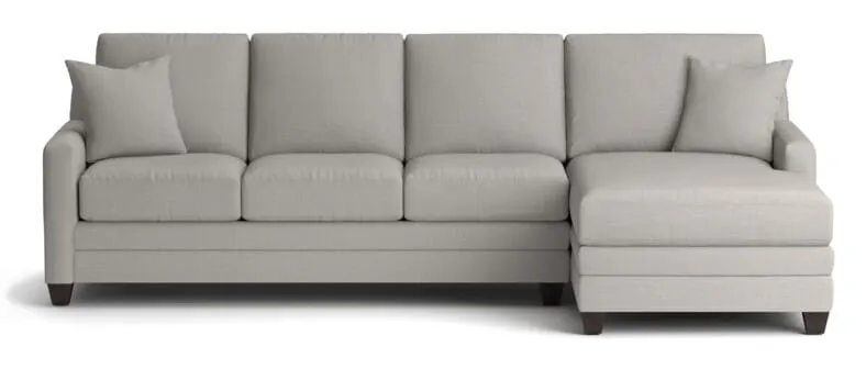 Bassett 3885-RCSECTL Carolina Thin Track Arm Right Chaise Sectional Bassett 3885-RCSECTL Carolina Thin Track Arm Right Chaise Sectional