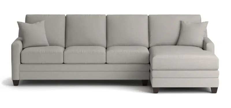 Bassett 3885-RCSECTL Carolina Thin Track Arm Right Chaise Sectional Bassett 3885-RCSECTL Carolina Thin Track Arm Right Chaise Sectional