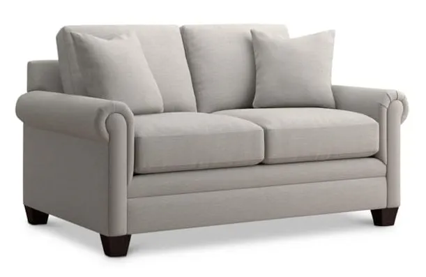 Bassett 3887-42 Carolina Panel Arm Loveseat