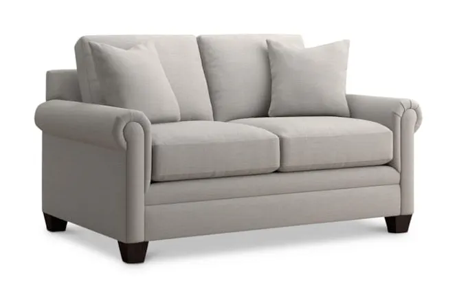 Bassett 3887-42 Carolina Panel Arm Loveseat Bassett 3887-42 Carolina Panel Arm Loveseat
