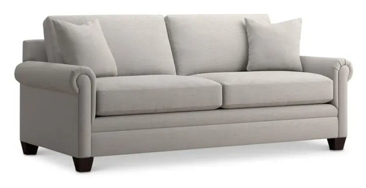 Bassett 3887-62 Carolina Panel Arm Sofa Bassett 3887-62 Carolina Panel Arm Sofa