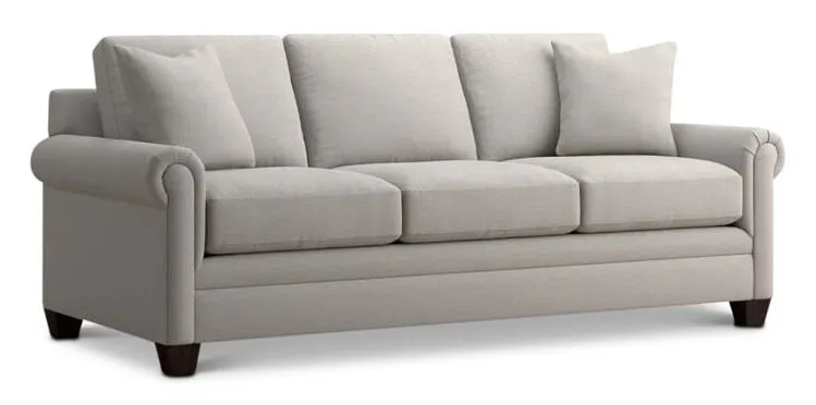 Bassett 3887-7Q Carolina Panel Arm Queen Sleeper