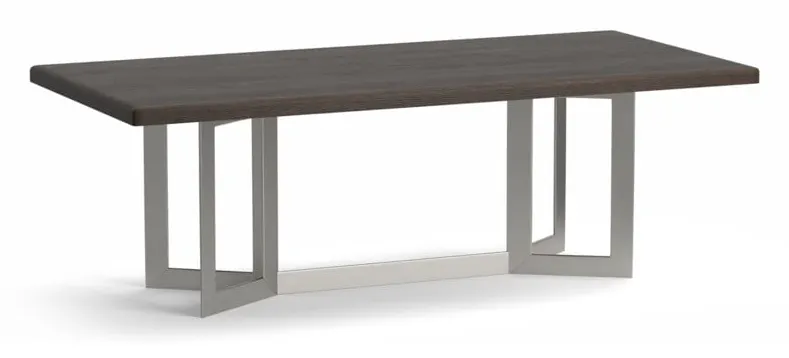 Bassett 4121-K9042S Astor Oak Rectangle Dining Table Bassett 4121-K9042S Astor Oak Rectangle Dining Table