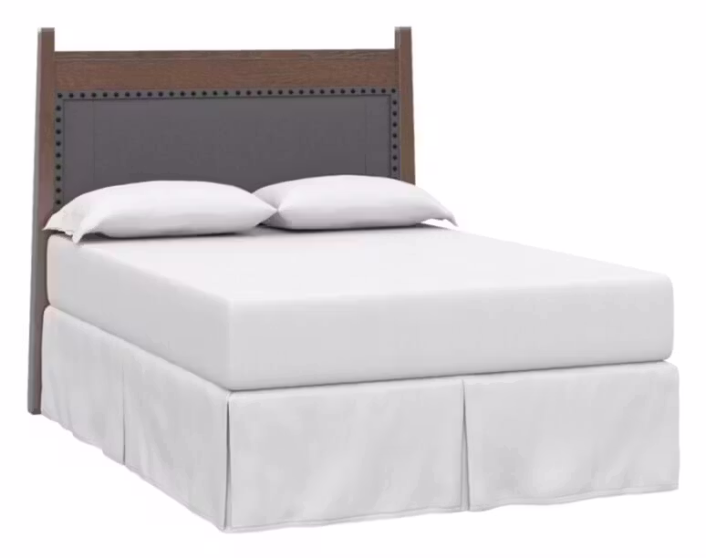 Bassett 2015-H156F Heritage Maple Upholstered Panel Headboard Bassett 2015-H156F Heritage Maple Upholstered Panel Headboard