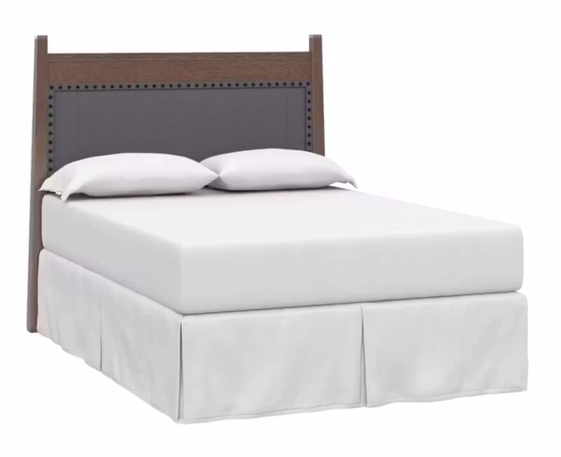 Bassett 2015-H156F Heritage Maple Upholstered Panel Headboard Bassett 2015-H156F Heritage Maple Upholstered Panel Headboard