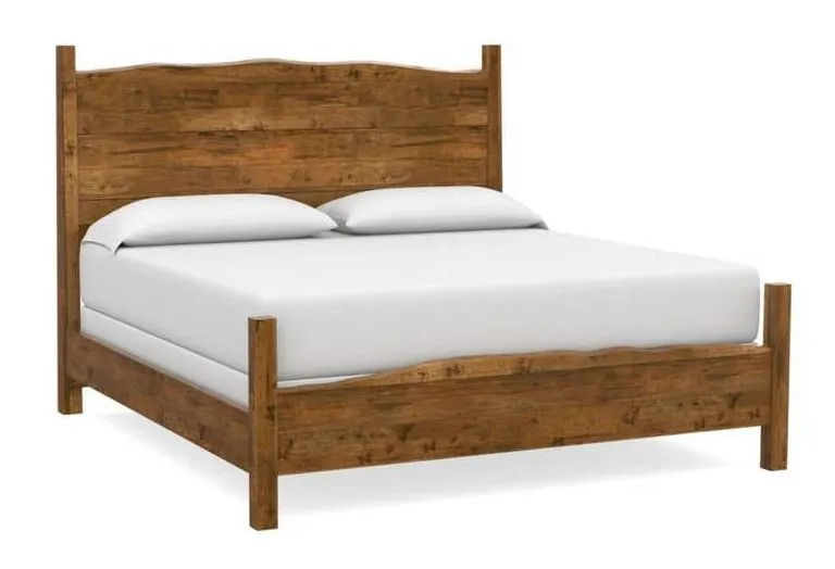 Bassett 2015-K159 Heritage Maple Live Edge Panel Bed