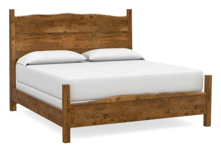 Bassett 2015-K159 Heritage Maple Live Edge Panel Bed Bassett 2015-K159 Heritage Maple Live Edge Panel Bed