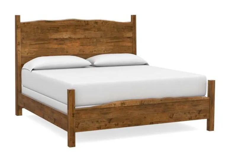 Bassett 2015-K159 Heritage Maple Live Edge Panel Bed Bassett 2015-K159 Heritage Maple Live Edge Panel Bed