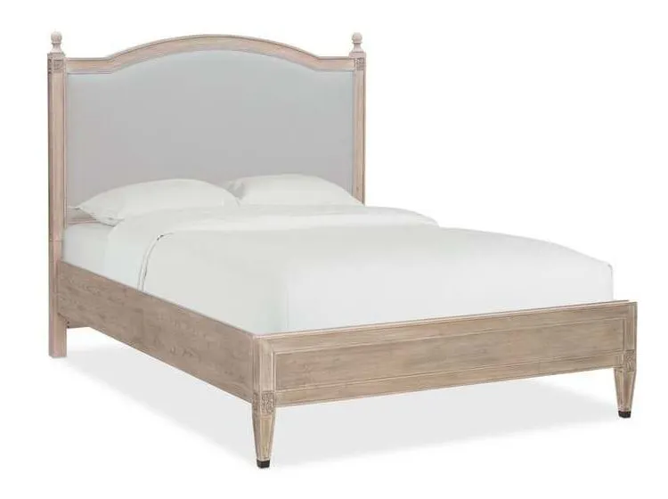 Bassett 2511-K163L Charlotte Upholstered Bed with Low Footboard King