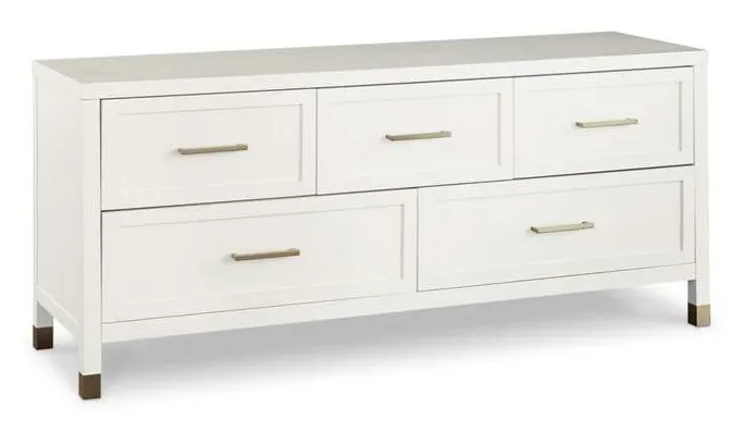 Bassett 2977-0238 Tidewater 5 Drawer Dresser Bassett 2977-0238 Tidewater 5 Drawer Dresser