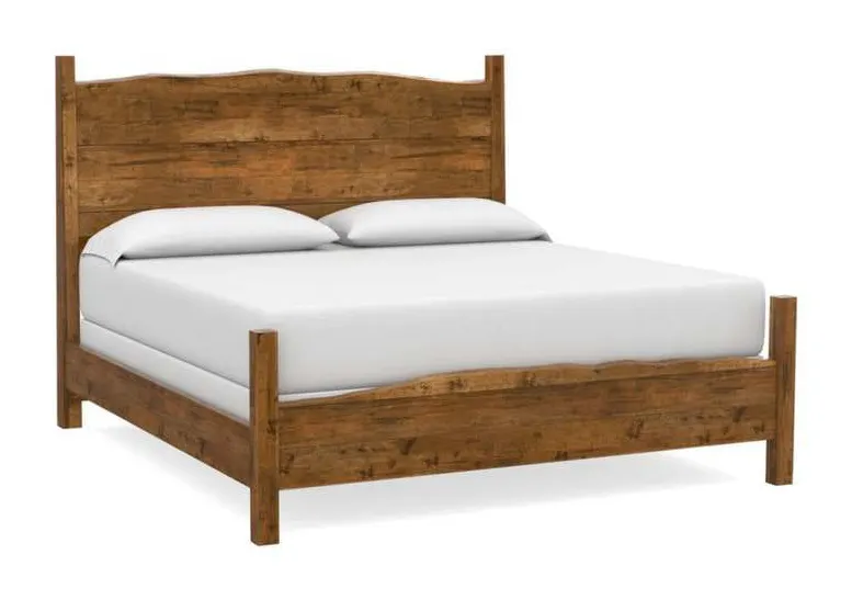 Bassett 2015-K169 Heritage Maple Live Edge Panel King Bed Bassett 2015-K169 Heritage Maple Live Edge Panel King Bed