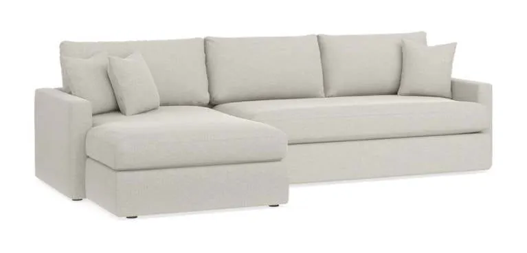 Bassett 2611-BLCSECT Allure Left Chaise Bench Seat Sectional Bassett 2611-BLCSECT Allure Left Chaise Bench Seat Sectional
