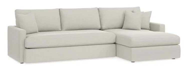 Bassett 2611-BRCSECT Allure Right Chaise Bench Seat Sectional Bassett 2611-BRCSECT Allure Right Chaise Bench Seat Sectional