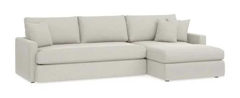 Bassett 2611-BRCSECT Allure Right Chaise Bench Seat Sectional Bassett 2611-BRCSECT Allure Right Chaise Bench Seat Sectional
