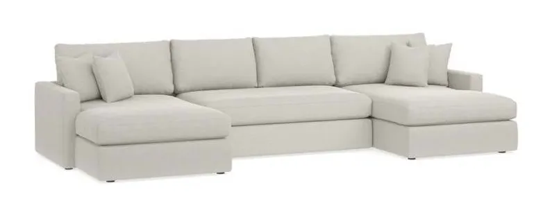 Bassett 2611-BUCSECT Allure Double Chaise Banch Seat Sectional Bassett 2611-BUCSECT Allure Double Chaise Banch Seat Sectional
